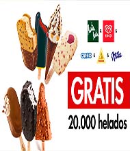 <h4>Helado Crema</h4>Variedad Sabores.